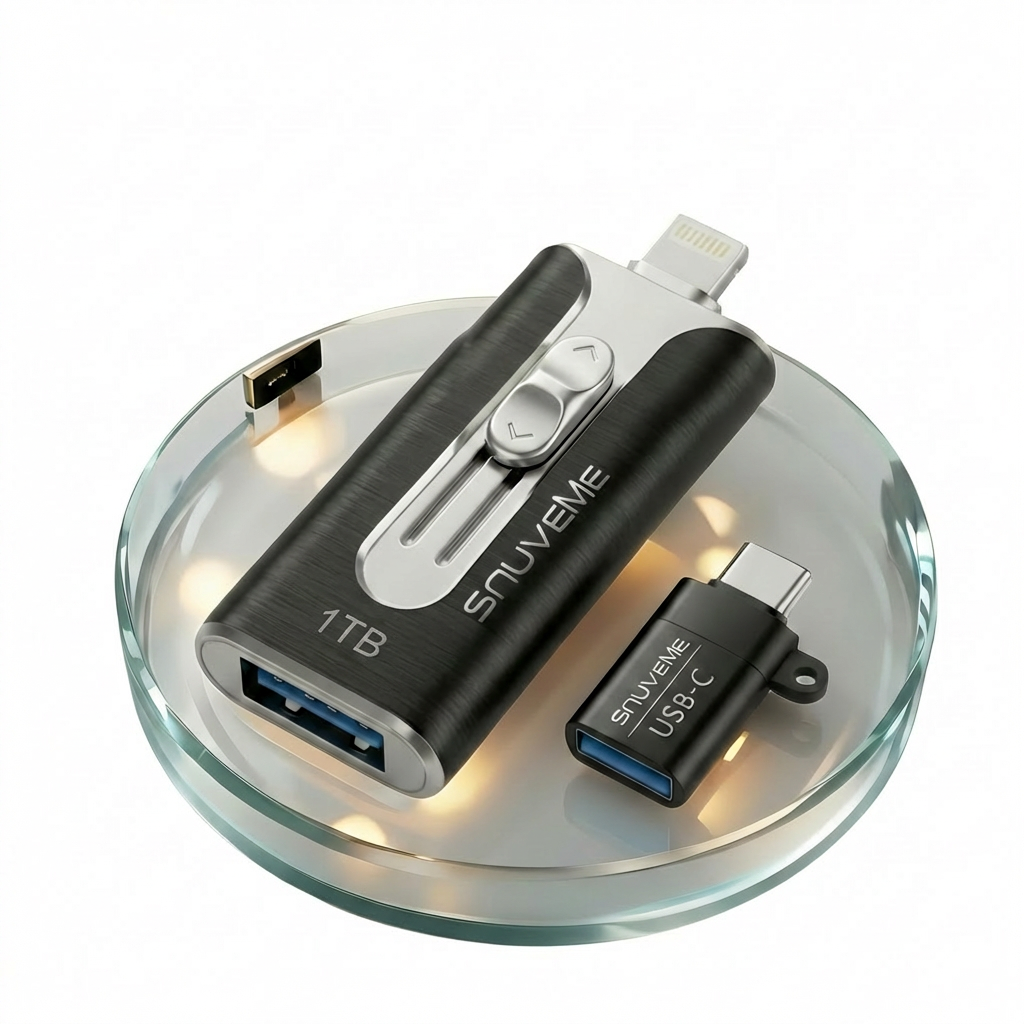 SauveMe | Clé de Sauvegarde Universelle 1 To (iPhone, Android, PC)